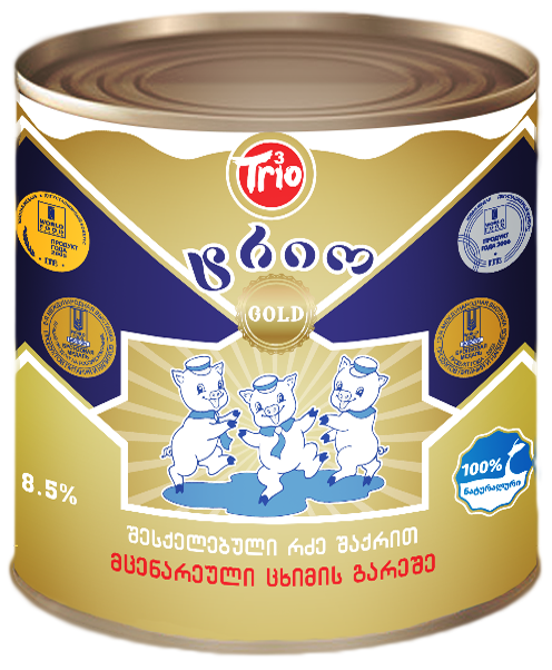 Sesqelebuli rZe "trio gold" 370g