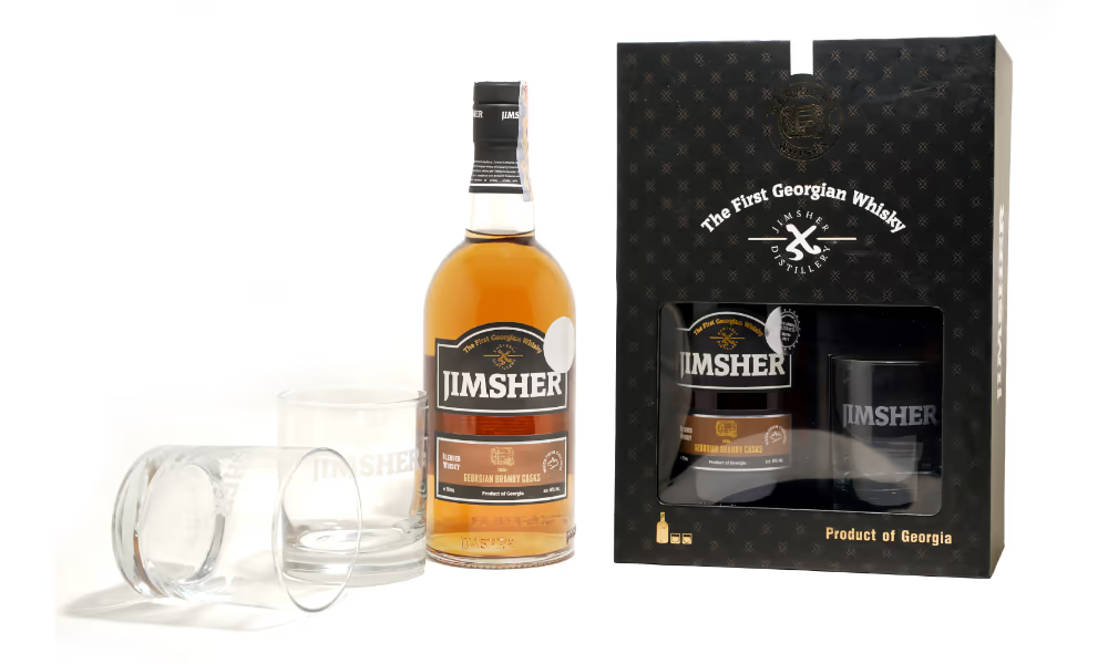 "Jimsher" whiskey Saperavi 0.7 l Gift