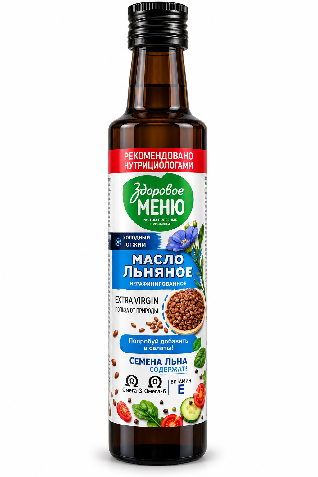 3_ზეთი სელის Dr.Naturi არარაფინ. 0.25 ლ ()