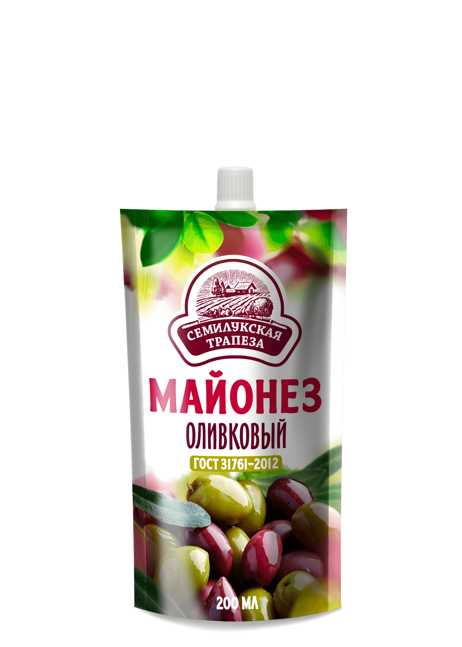 Mayonnaise "Semilyukskaya trapeza" Olive  200 ml