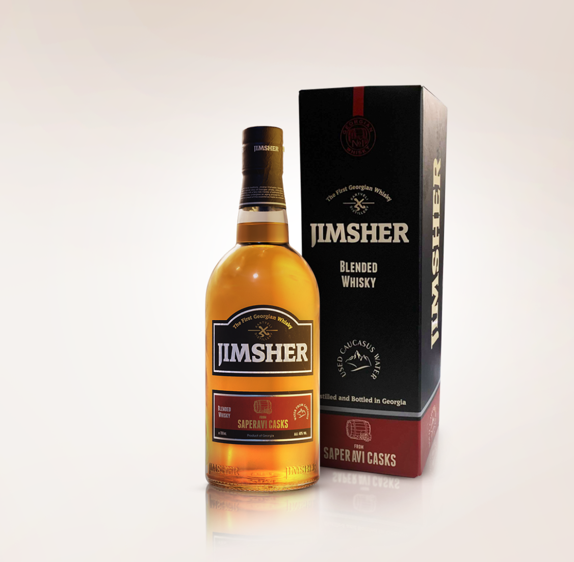 "JIMSHER"  Whiskey Saperavi 0.7 ml