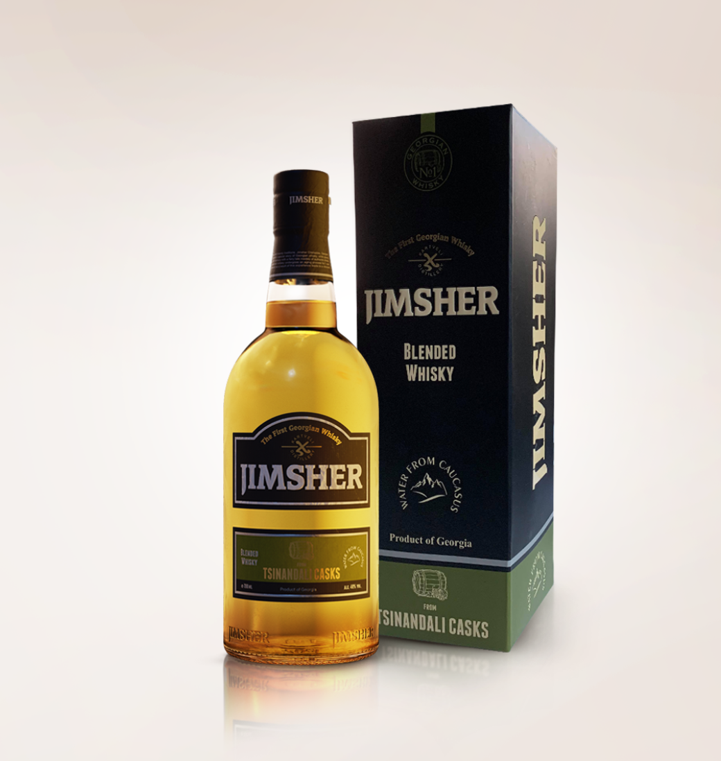 "JIMSHER" Whiskey Tsinandali  0.7 Ml